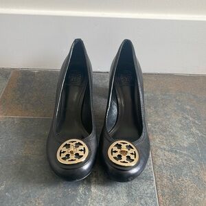 Tory Burch  black block heel